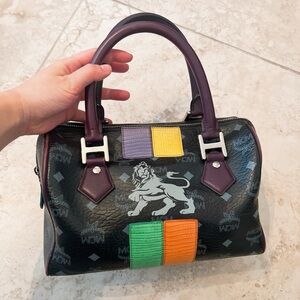 MCM Visetos Princess Lion Bag